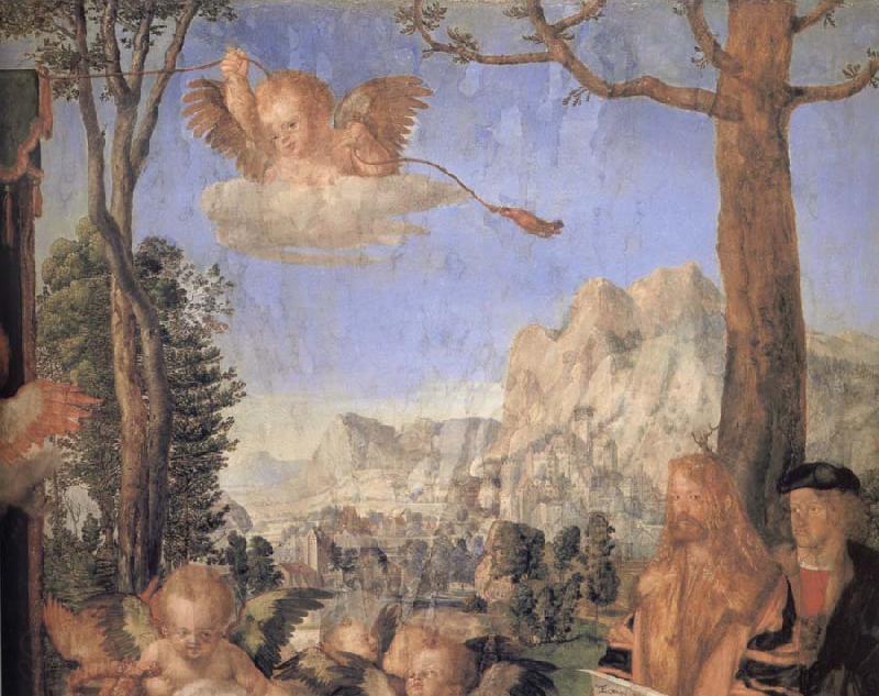 Albrecht Durer Albrecht Durer and an unknown companion Spain oil painting art